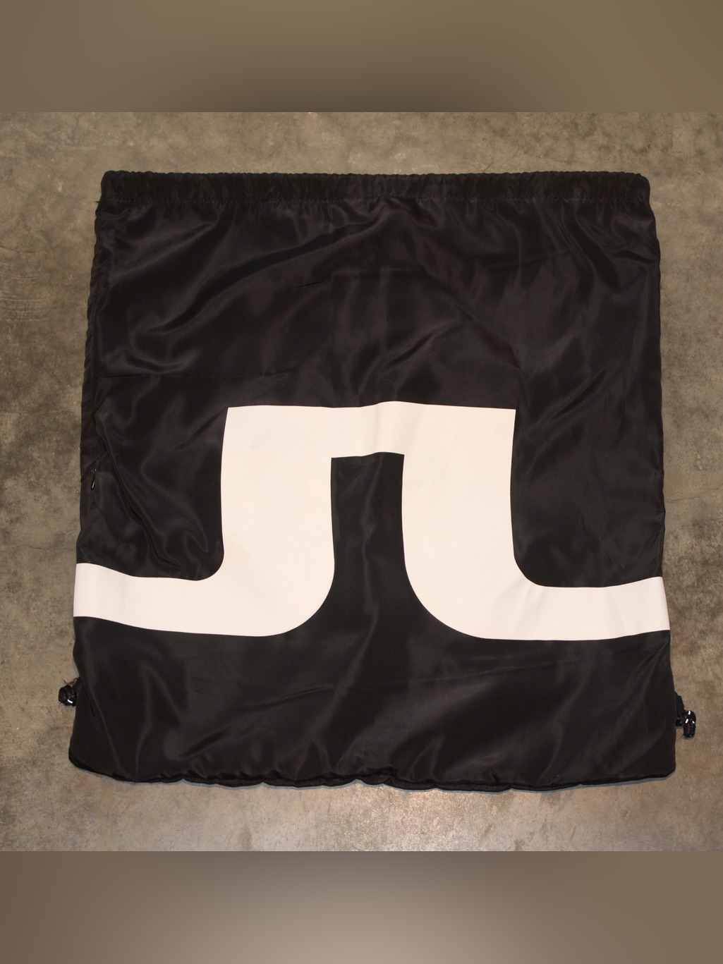 J.Lindeberg Black And White Drawstring Bag